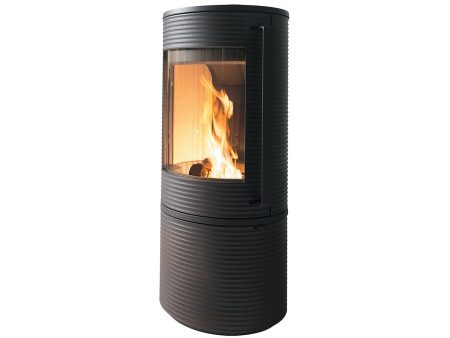 Gietijzeren houtkachel "Altara" - aansluitbaar-antraciet