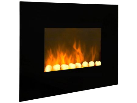 Decoratieve open haard ontwerp "Black Fire" – 2000 W