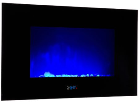 Elektrische open haard ontwerp "Volcano" - Kleur Stijl – 2000 W